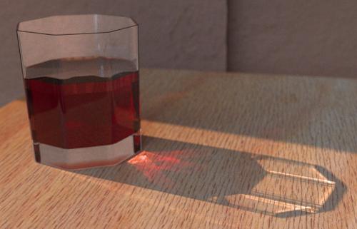 Whisky Glass (prepared for LuxRender) preview image
